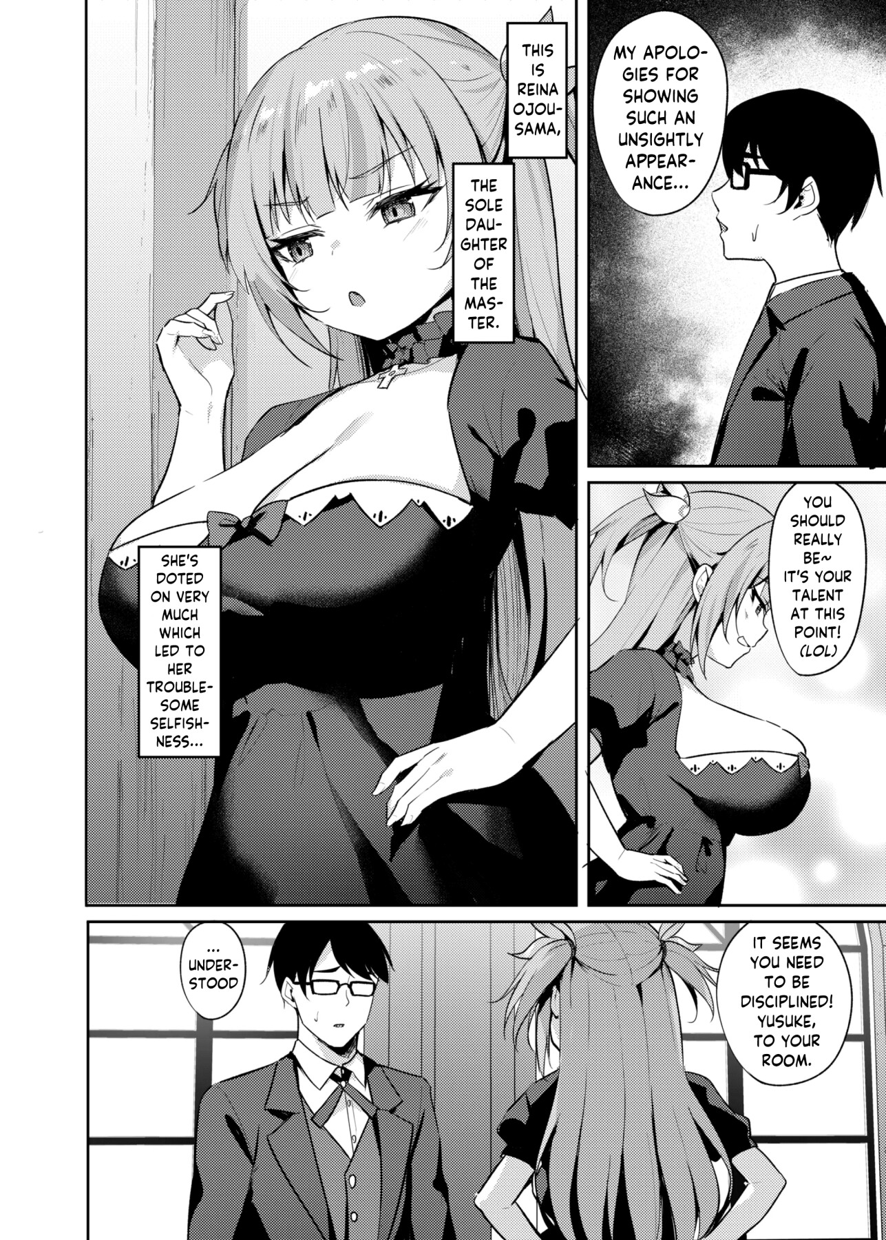 Hentai Manga Comic-The Bratty Lady wants Correction-Read-3